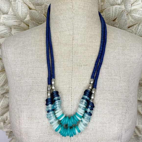 unknown Jewelry - Ocean Blue Beaded Necklace